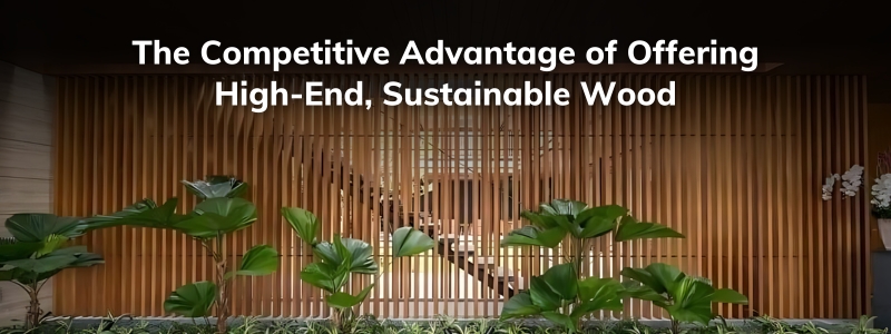 The Competitive Advantage of Offering High-End, Sustainable Wood